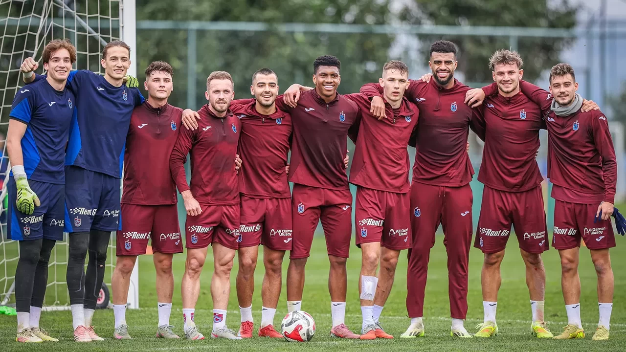 Trabzonspor, Başakşehir deplasmanı öncesi hazırlıklarını sürdürdü