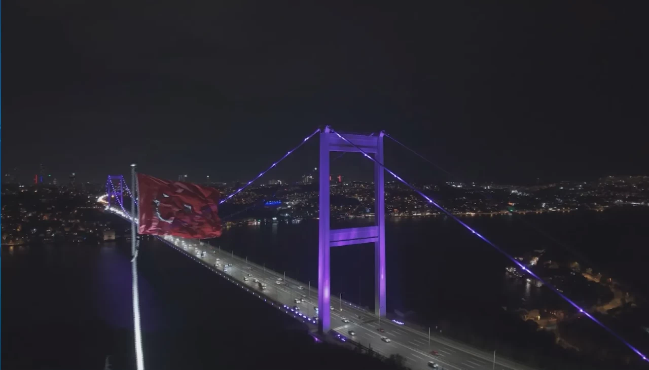 FSM Köprüsü, Dünya Prematüre Günü için mora büründü