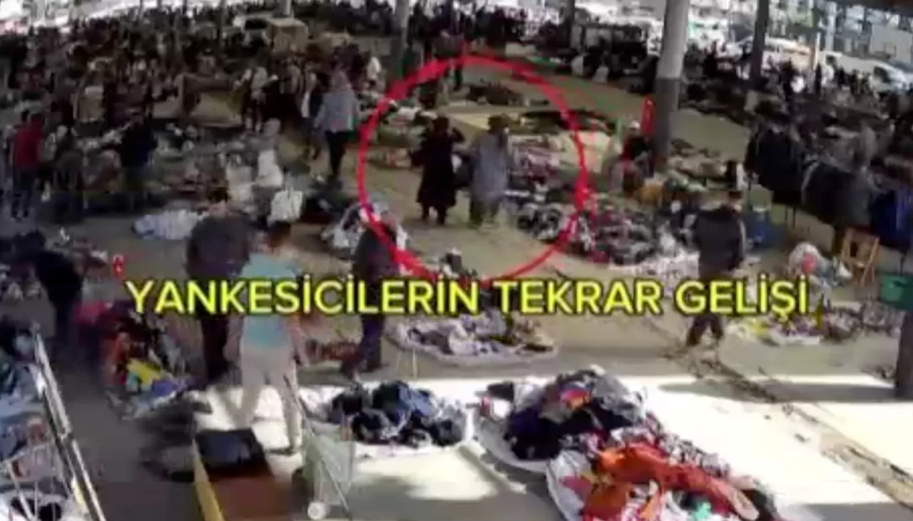 Semt pazarında gizli bölmeli hırsızlık: 5 yankesici tutuklandı
