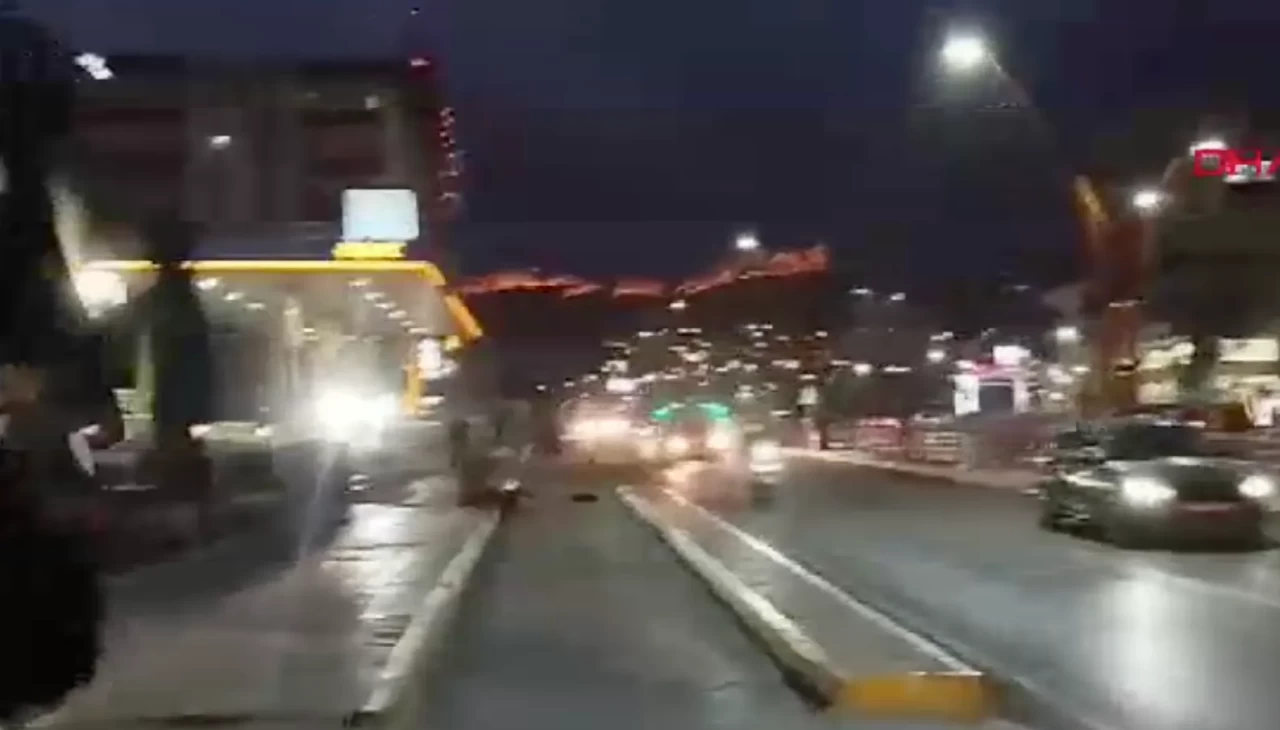 Mardin’de fırtına ve toz taşınımı hayatı felç etti: Motokurye yaralandı