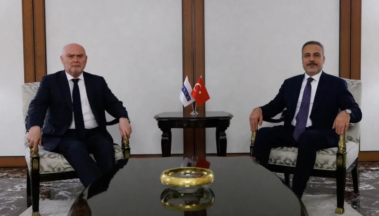 Bakan Fidan, AGİT Genel Sekreteri Sinirlioğlu ile bir araya geldi