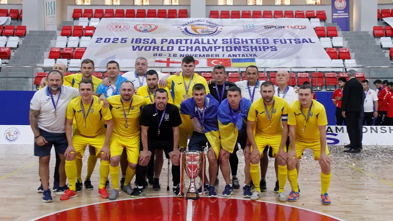 Kısmi Görme Engelliler Futsal Dünya Şampiyonası Antalya’da sona erdi