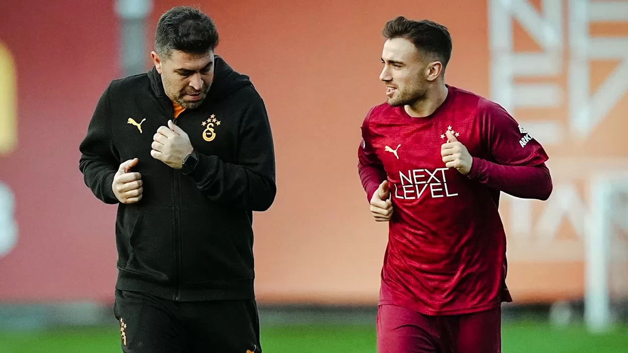 Galatasaray'da Yunus Akgün antrenmanlara başladı