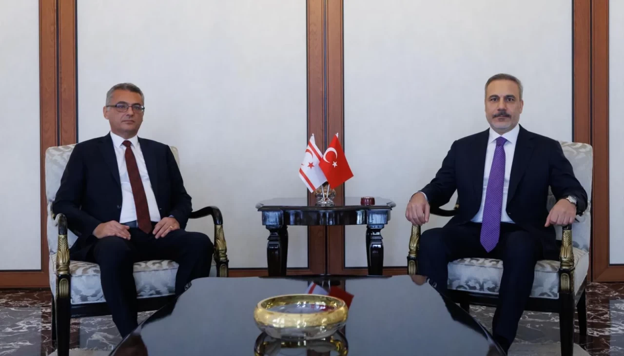 Bakan Fidan, KKTC Cumhurbaşkanı Erhürman ile Ankara’da görüştü