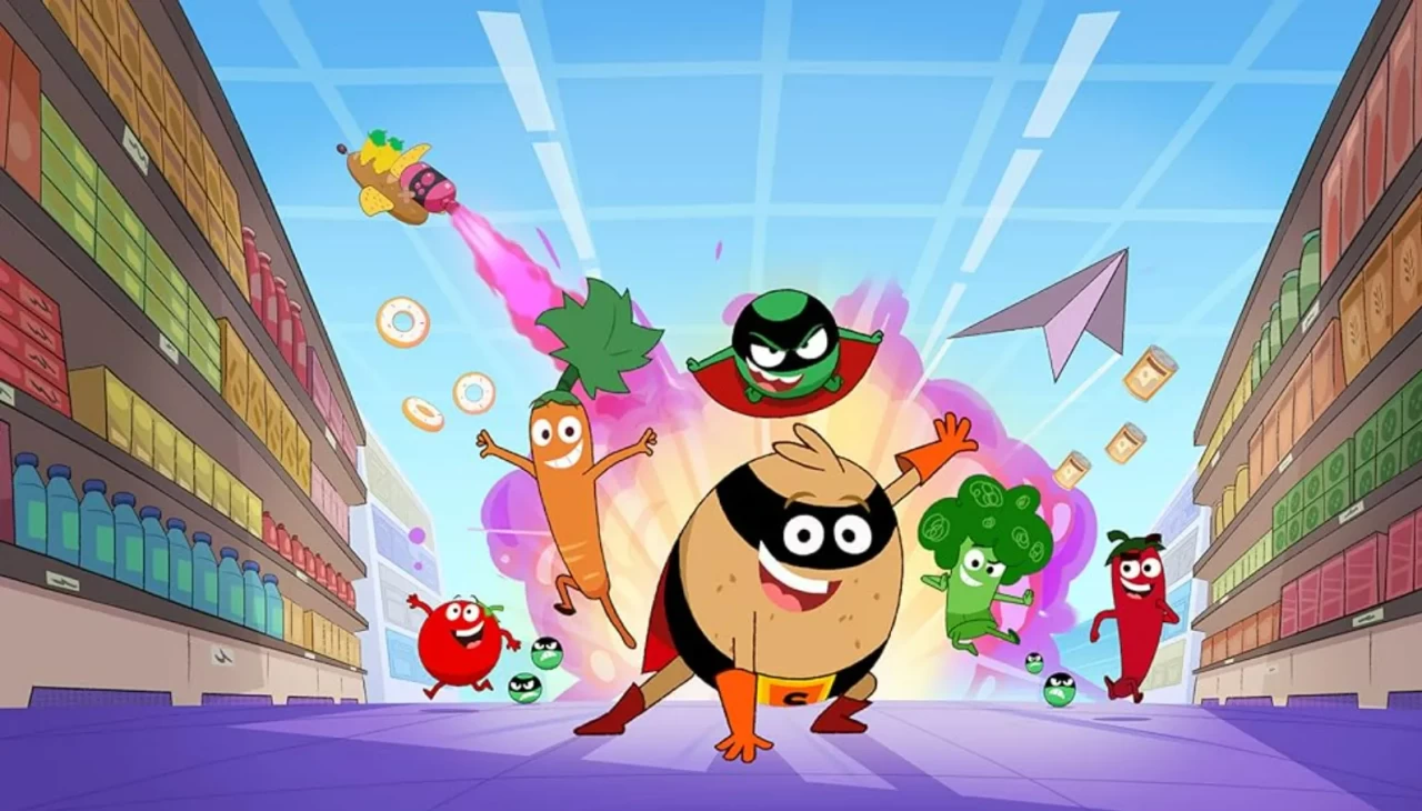 Supertato ile komik mücadele! Okul öncesi çocukları kahkahaya boğan seri