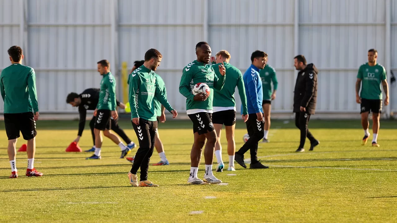 Konyaspor, Trabzonspor maçı hazırlıklarını sürdürdü: Jin-Ho Jo’dan taraftara mesaj