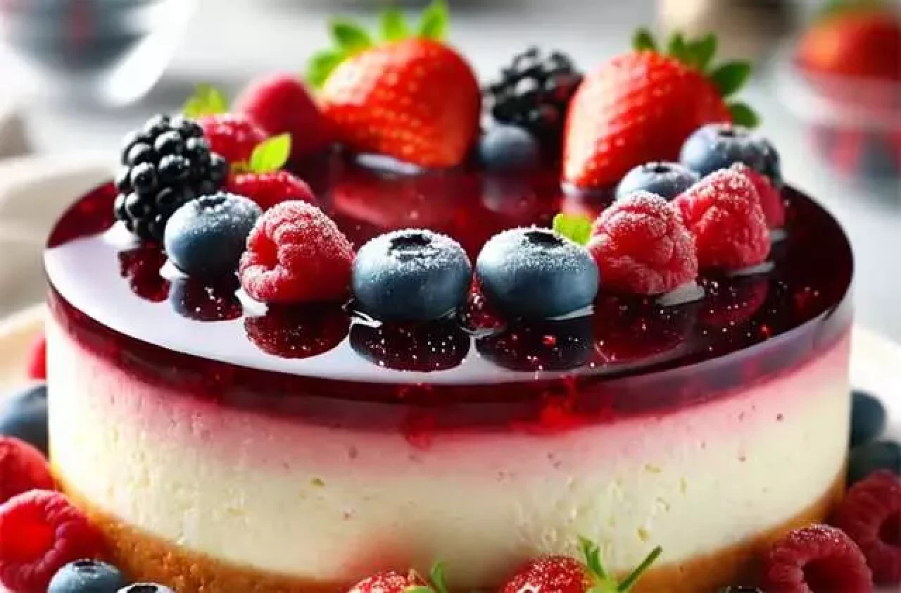 Borcamda Orman Meyveli Cheesecake Tarifi: Göz Alıcı Görünüm, Efsane Lezzet!