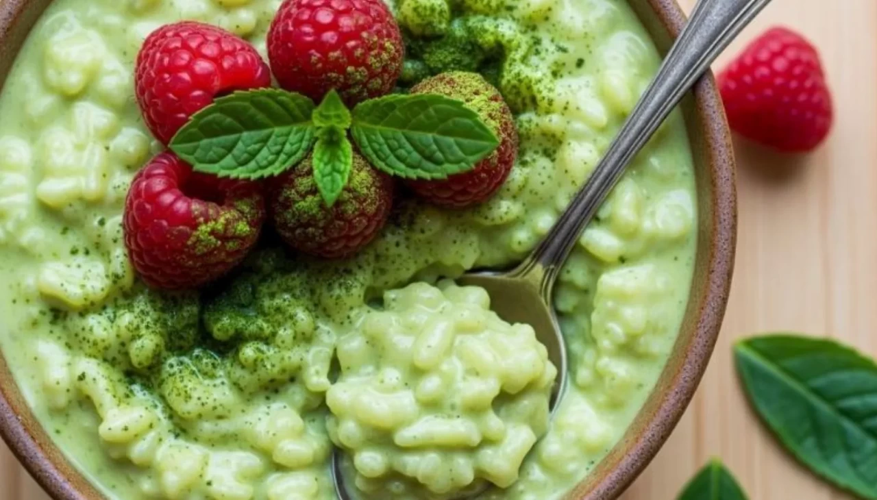 Yeşilin en lezzetli hali! Matcha sütlaç tarifi trend listelerini altüst etti!