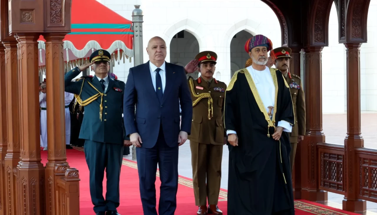 Lübnan Cumhurbaşkanı Avn’a Maskat’ta resmi tören