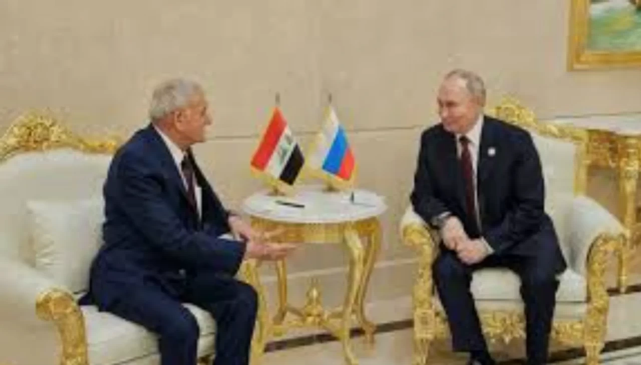 Putin ile Irak Cumhurbaşkanı Reşid Orta Doğu gündemini görüştü