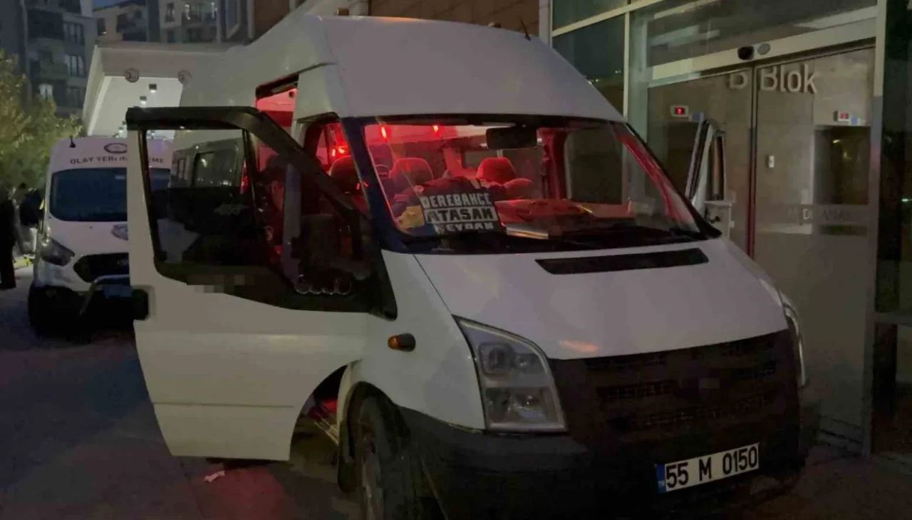 Dolmuş şoförü seyir halindeyken vuruldu