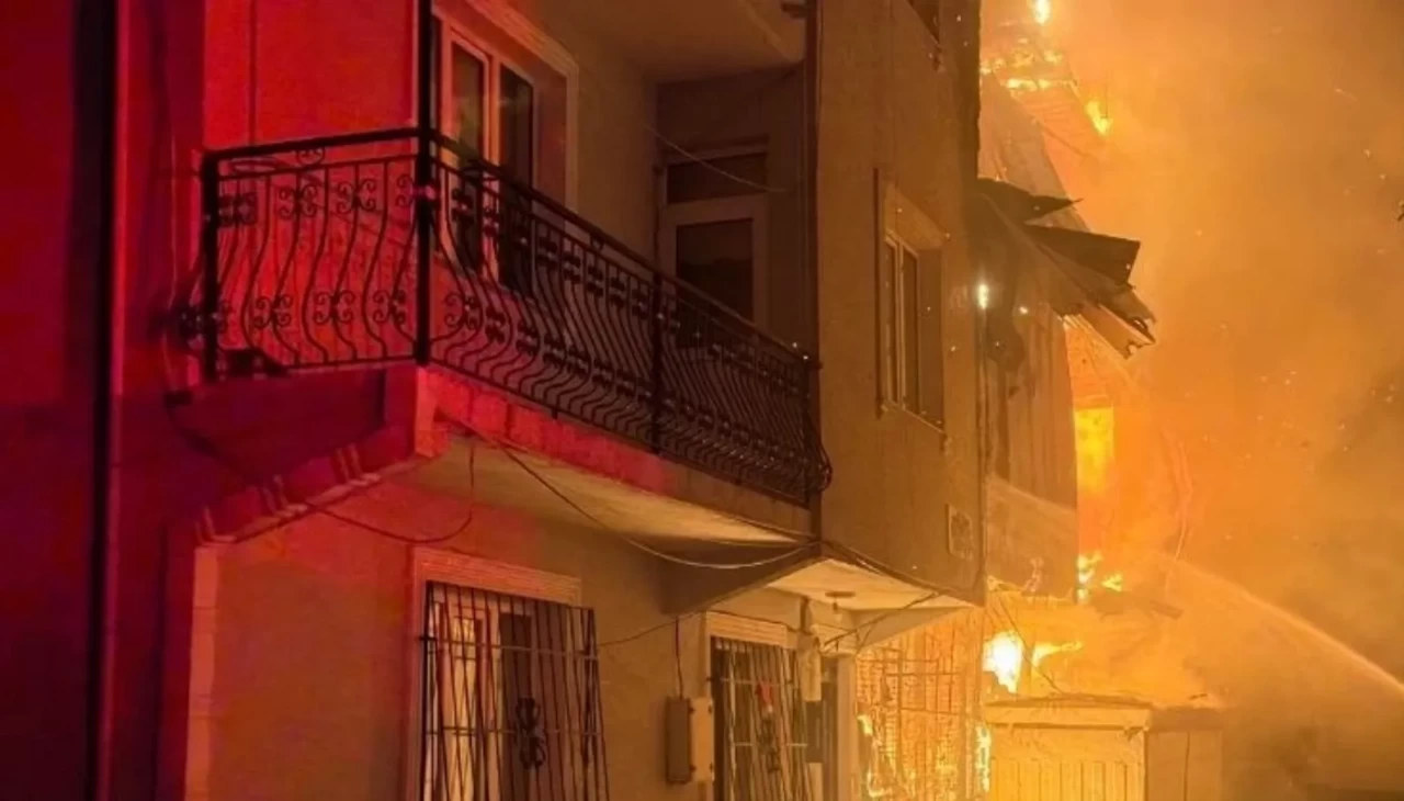 Bursa’da şehit babasının evi yandı! 1 saatlik müdahaleyle söndürüldü