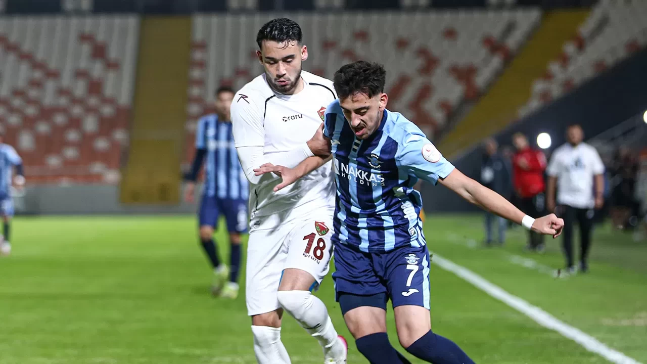 Adana'da gol düellosu: 1. Lig'de Adana Demirspor 3-3 Hatayspor