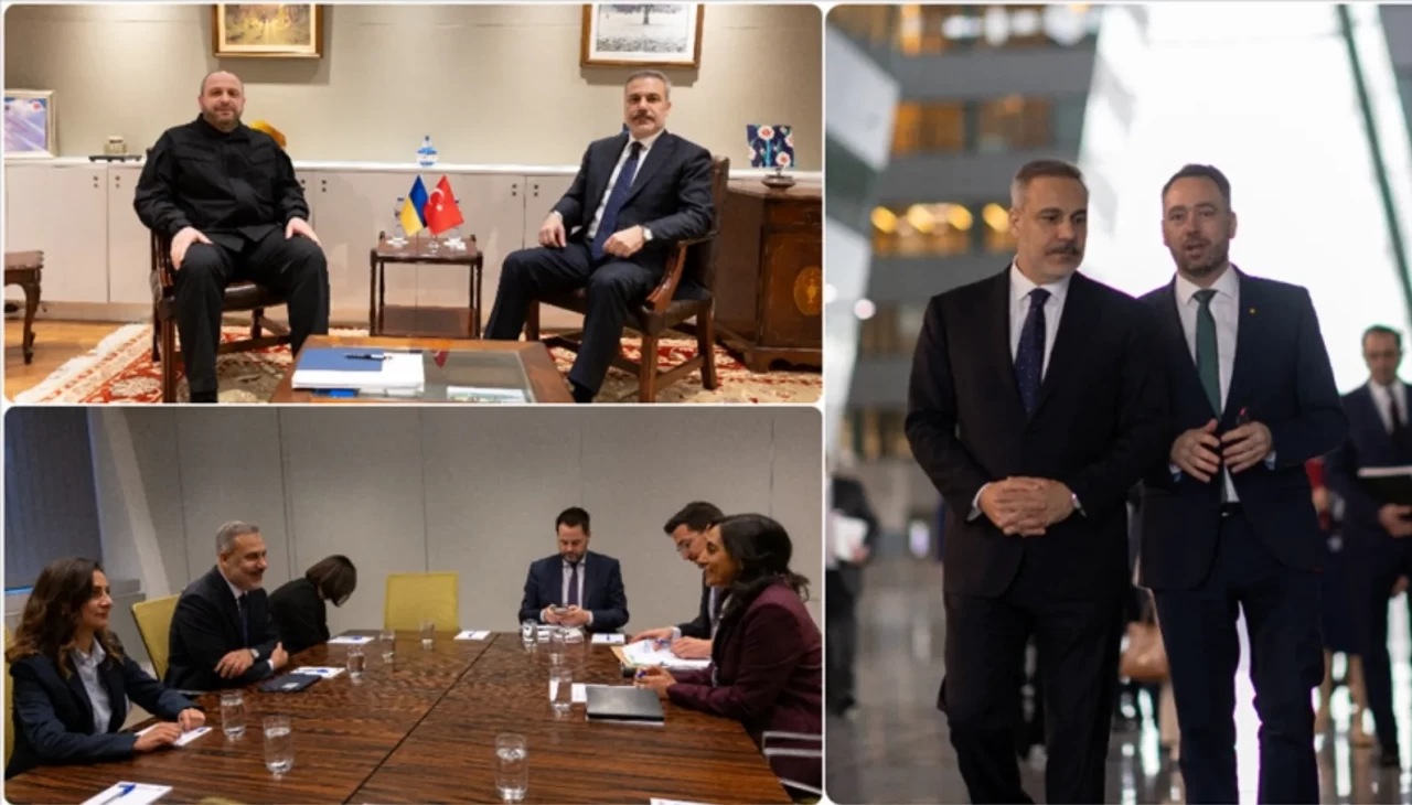 Bakan Fidan, Kanada, Belçika ve Ukrayna ile kritik görüşmeler yaptı