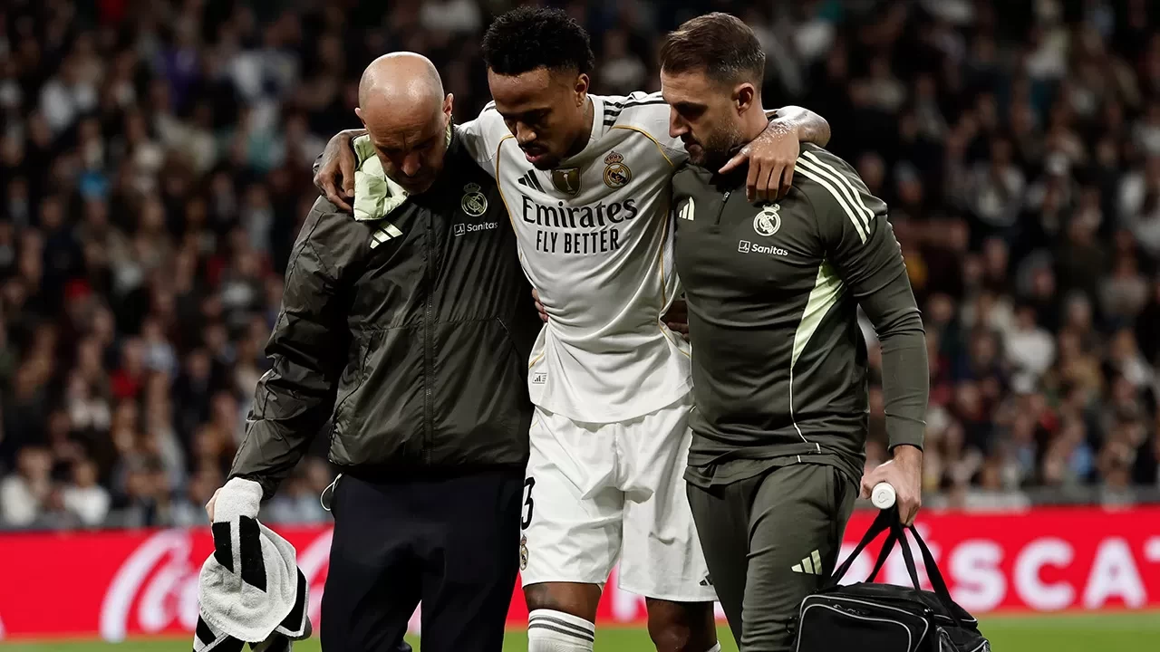 Real Madrid’de Militao şoku: 4 ay sahalardan uzak kalacak