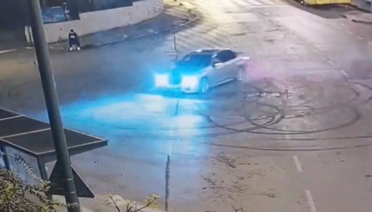 Üsküdar'da drift yapan kadın sürücü gözaltına alındı