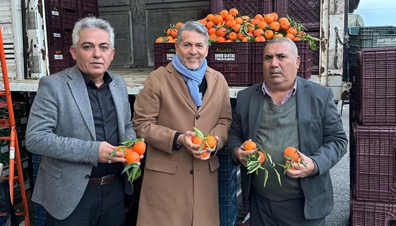 MHP’li Levent Uysal'dan Mersin'de yoğun mesai: 'Yerli üründe vatan kokusu var'