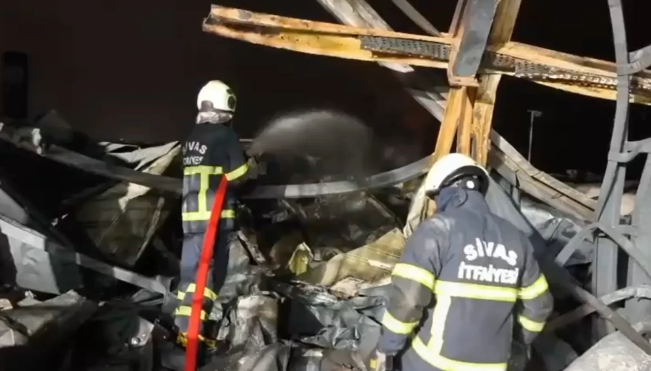 Kırıkkale’de fabrika yangını!