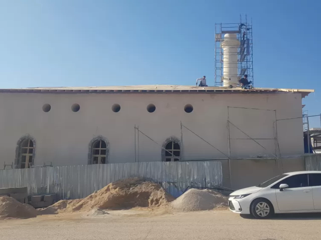 Asrın Felaketi'nde zarar gören 160 yıllık Dervişiye Camisi ayağa kaldırılıyor