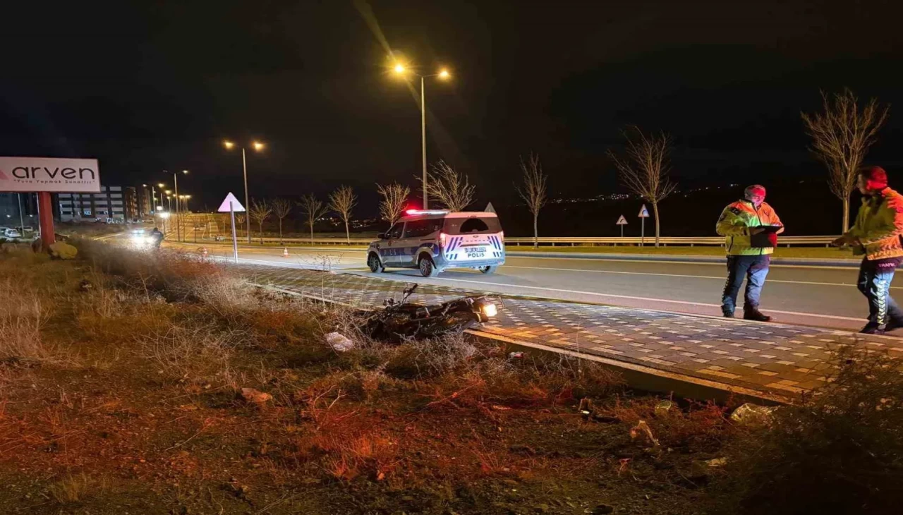 Polisten kaçış kazayla bitti