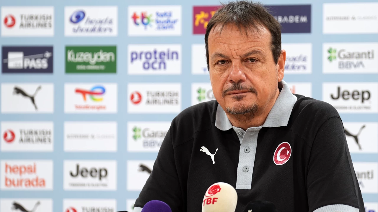 A Milli Erkek Basketbol Takımı Başantrenörü Ergin Ataman medya gününde konuştu: "Gruptan lider çıkmak istiyoruz"