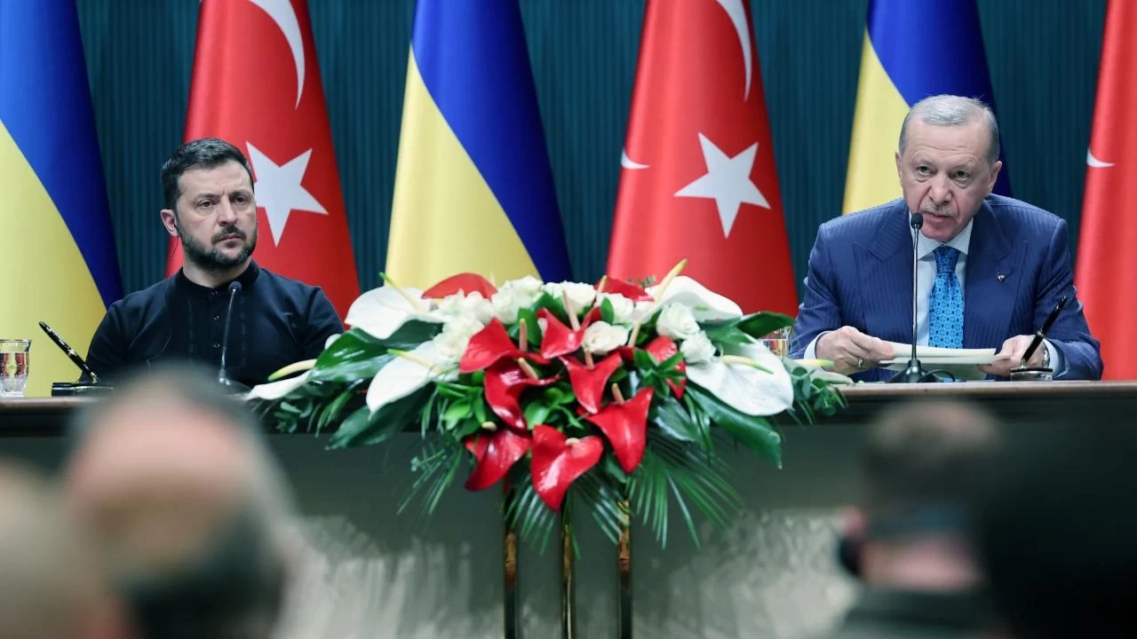 Ankara'da kritik zirve: Cumhurbaşkanı Erdoğan ve Zelenskiy’den ortak basın toplantısı