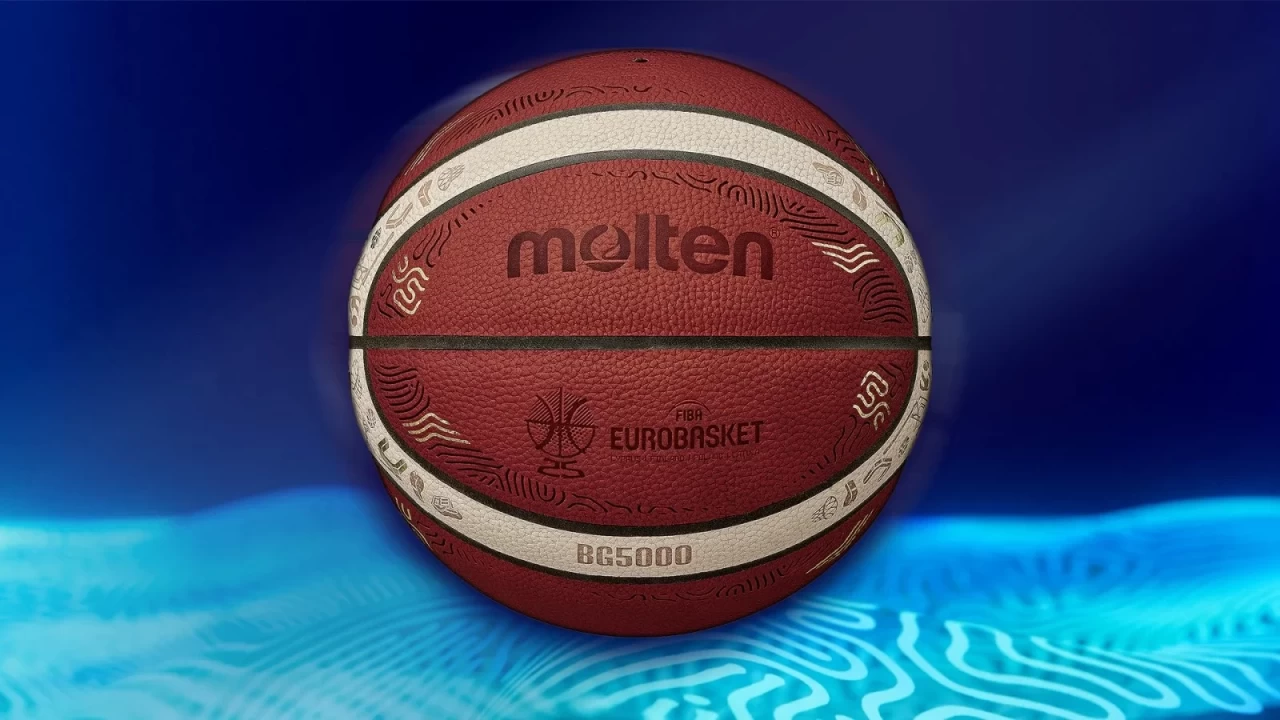FIBA EuroBasket 2025 için özel tasarım resmi maç topu tanıtıldı