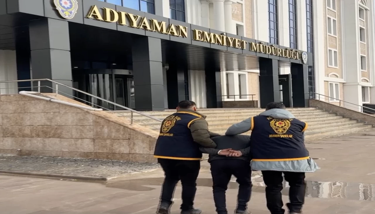 Adıyaman'da kaçak durumda olan mahkum polis tarafından yakalandı