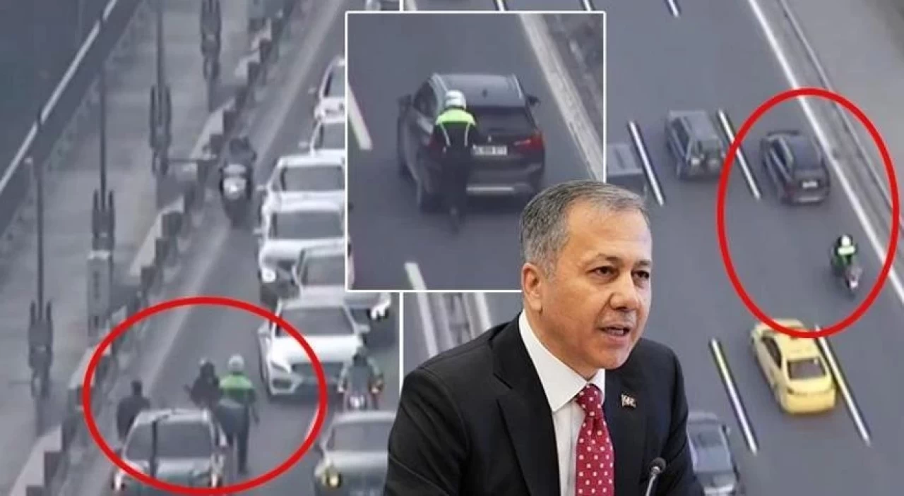 Bakan Yerlikaya köprüdeki olay hakkında açıklama yaptı, polisi tebrik etti