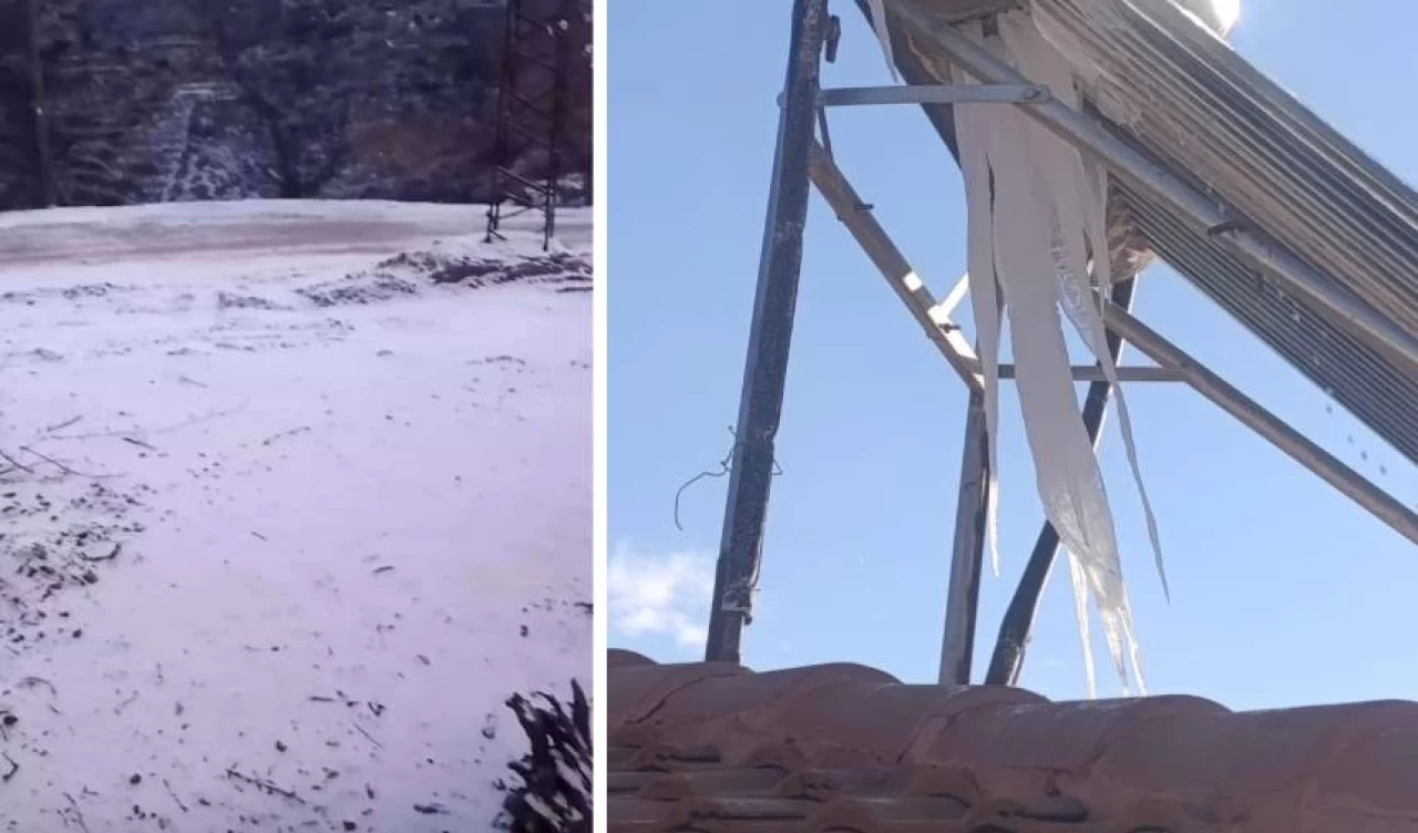 Dondurucu soğuklar güneş enerji panellerini patlattı