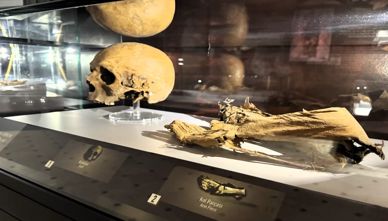 Aksaray Müzesi’nde mumyalar özel iklimlendirme ile korunuyor