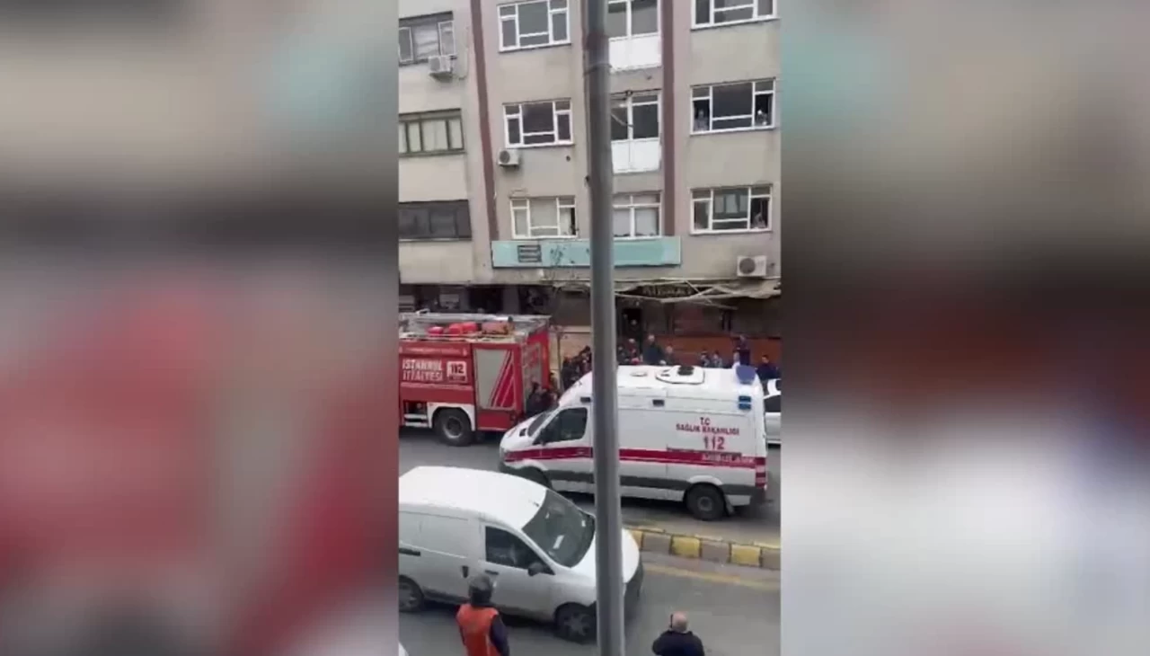 Kağıthane'de yük asansörü korkutan kaza! Sepet düşüşü sonucu bir kişi yaralandı