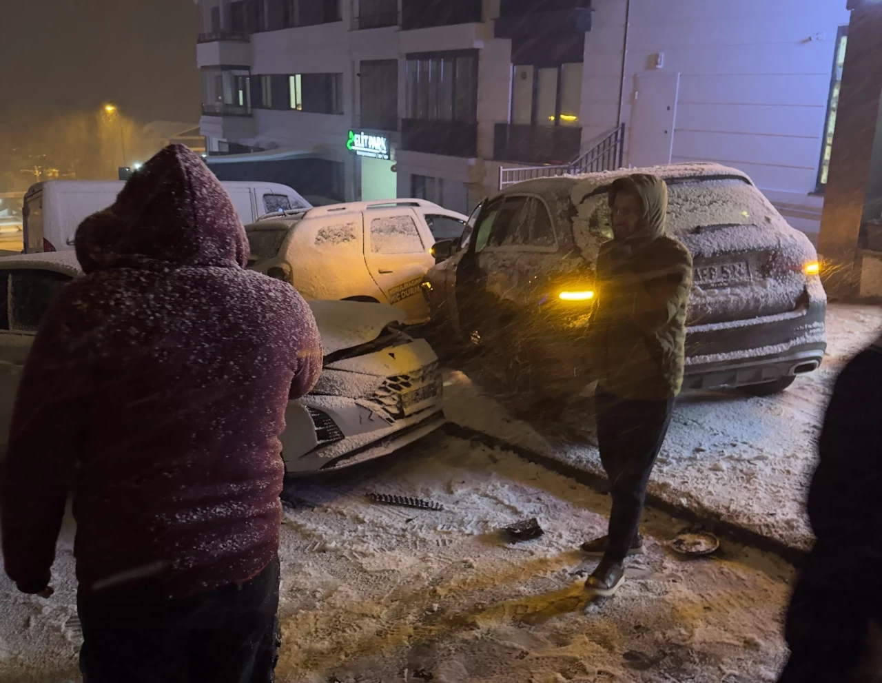 Ordu’da kayan otomobil önündeki otomobile çarptı