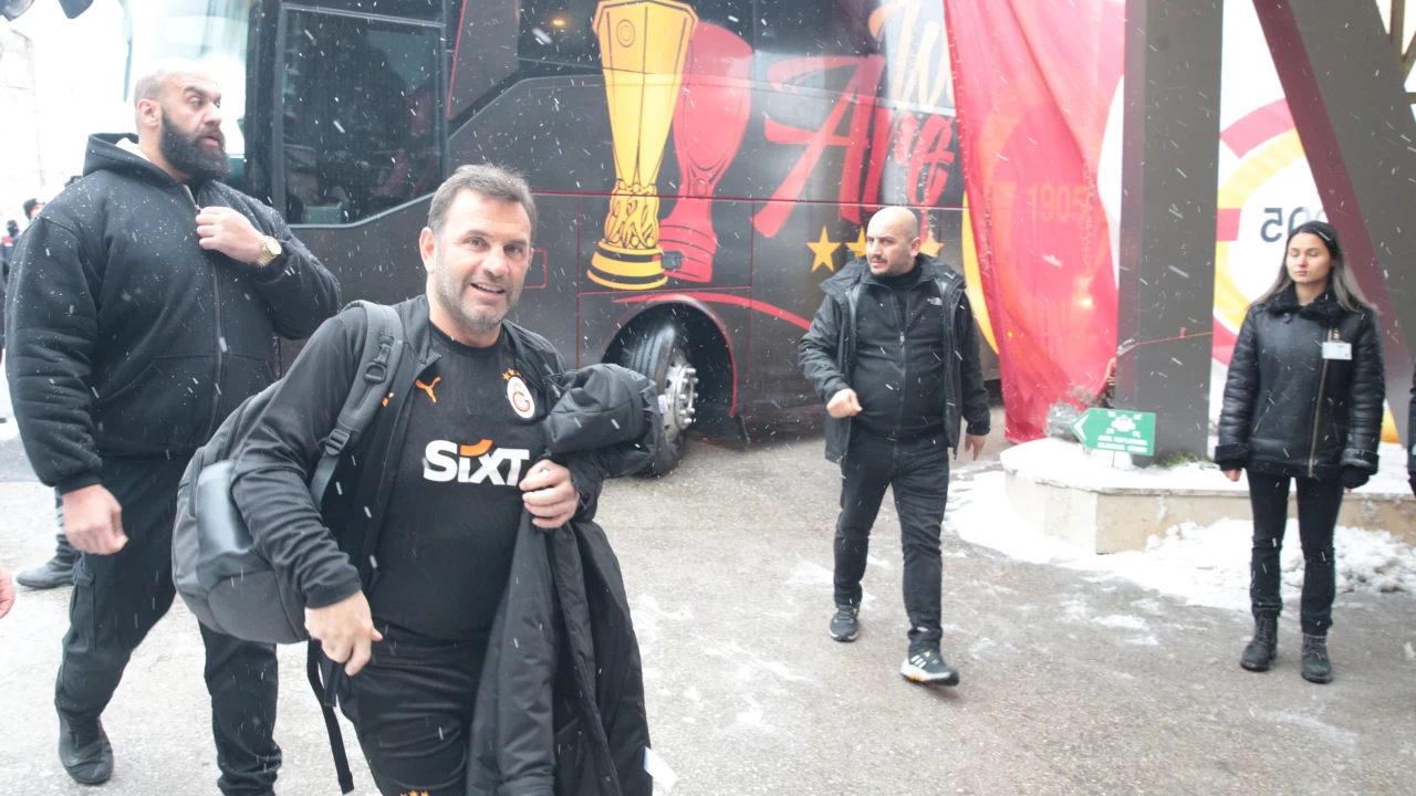 Galatasaray, kafilesi Türkiye Kupası karşılaşması için Bolu’ya geldi