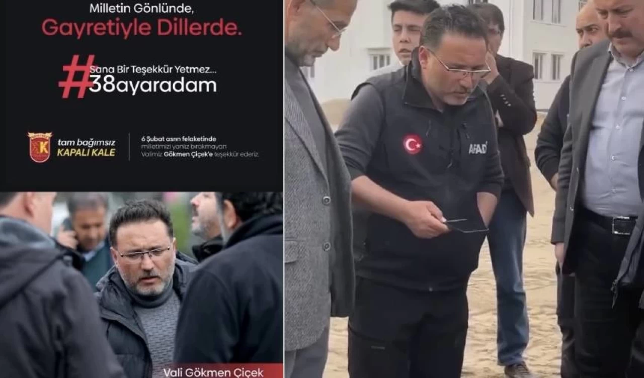 Kayseri Valisi Gökmen Çiçek, ‘38 Ayar Adam’ ilan edildi