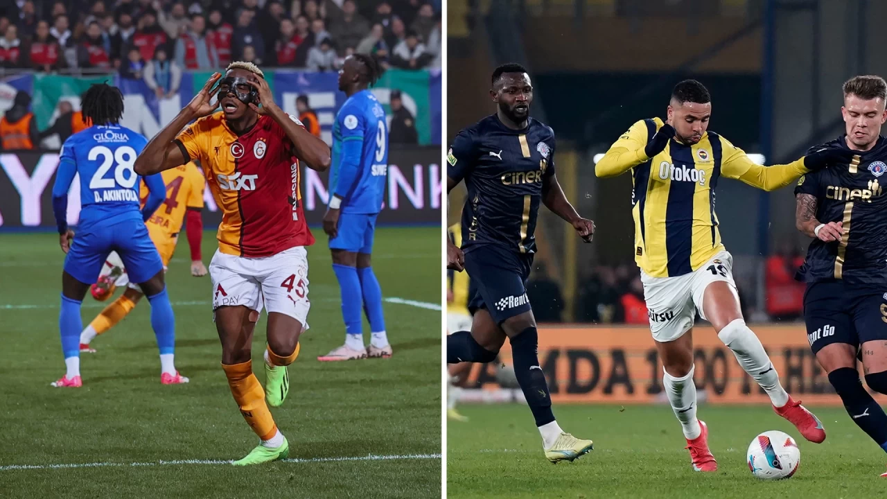 Süper Lig 24. hafta sonuçları: Galatasaray, Fenerbahçe ve Beşiktaş galibiyetle kapattı
