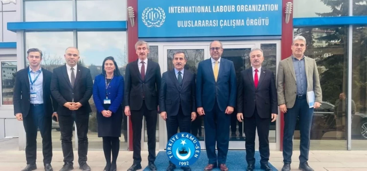 Önder Kahveci ILO Türkiye Direktörü Yassar Ahmed Hassan’ı ziyaret etti