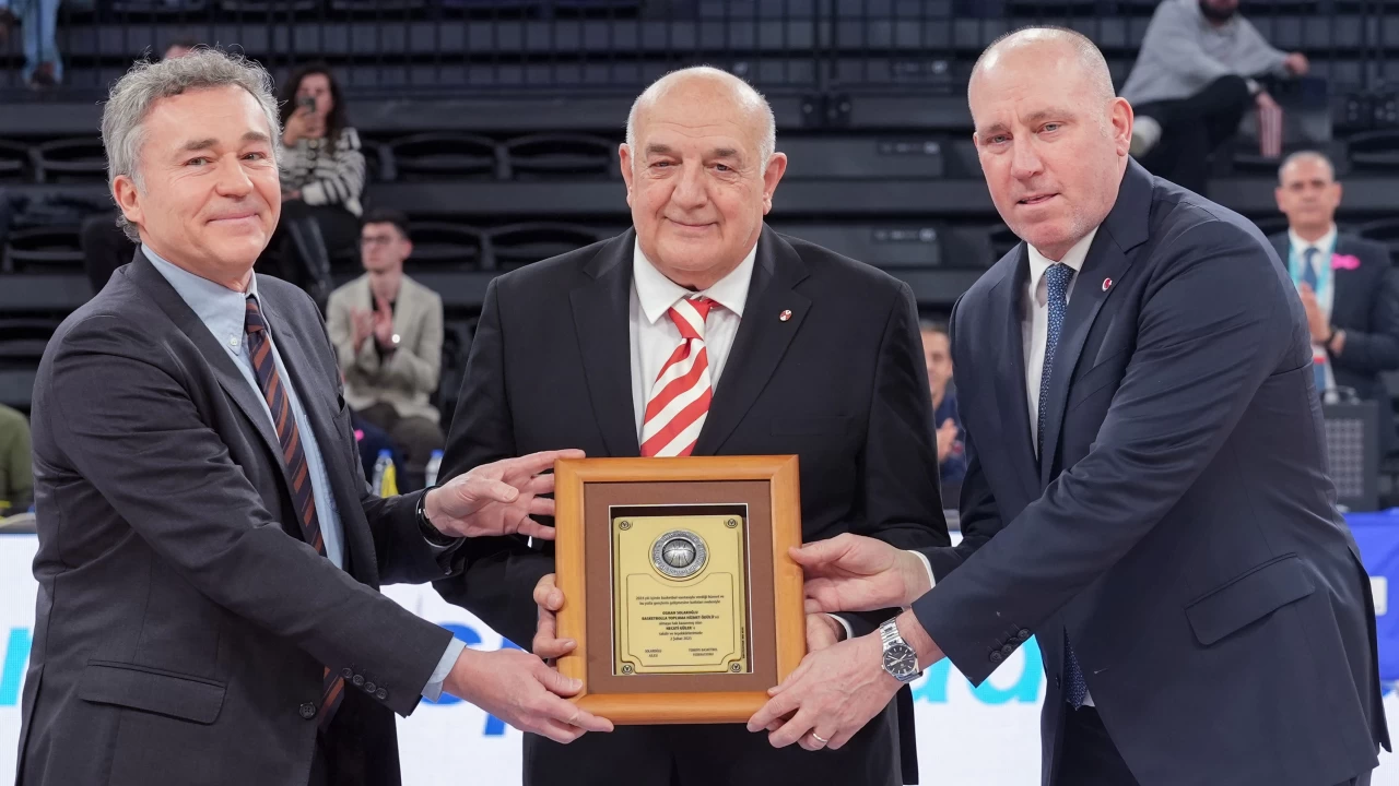 TÜBAD Başkanı Necati Güler, Basketbolla Topluma Hizmet Ödülü’ne layık görüldü