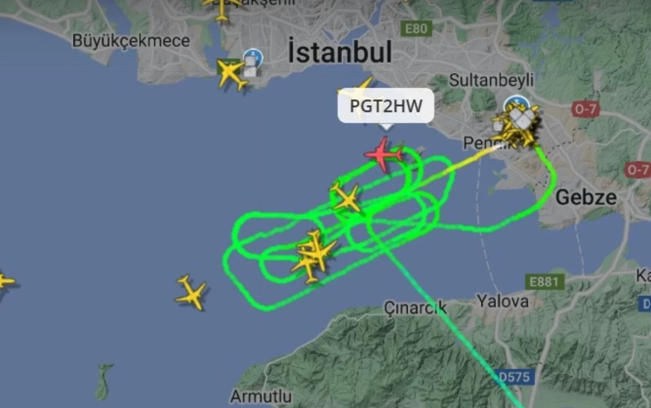 Sabiha Gökçen Havalimanı’nda hava trafiğine kar engeli