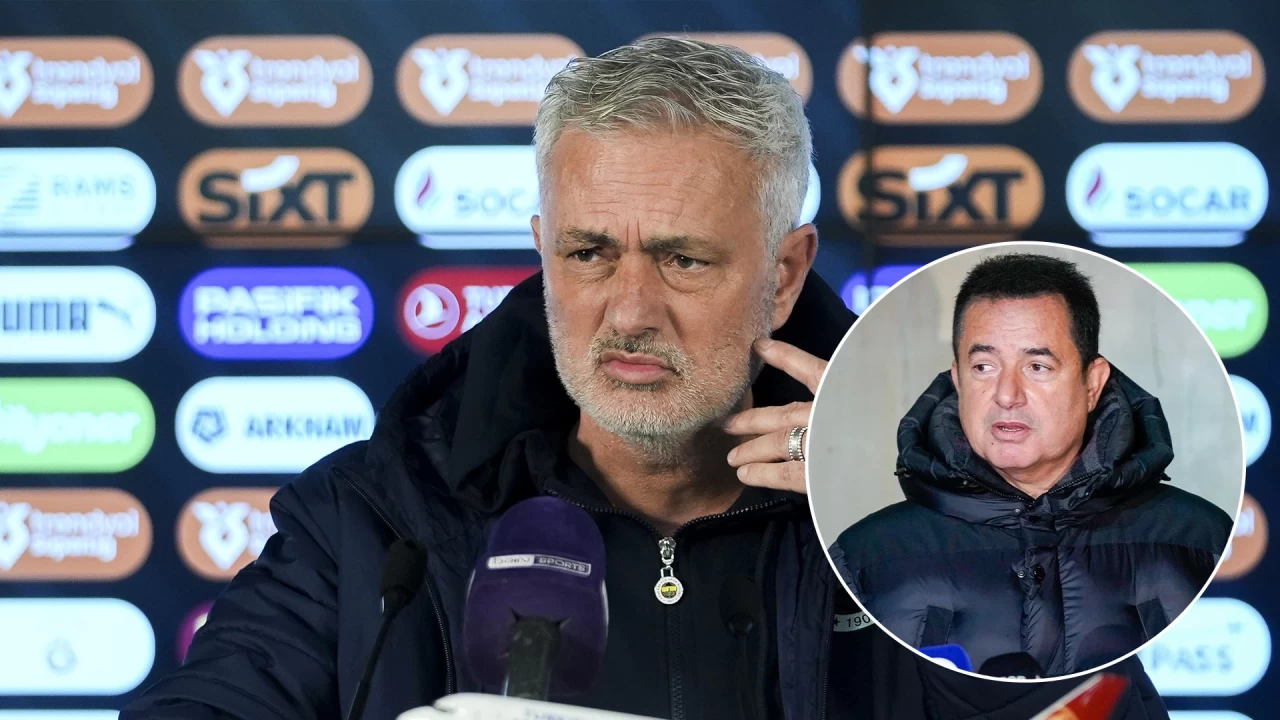 Fenerbahçe Asbaşkanı Acun Ilıcalı, Galatasaray’ın Jose Mourinho'ya yönelik suçlamalarına tepki gösterdi