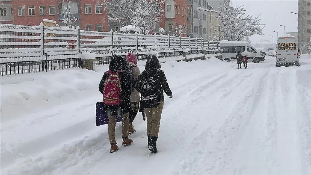 Sivas’ta eğitime kar engeli