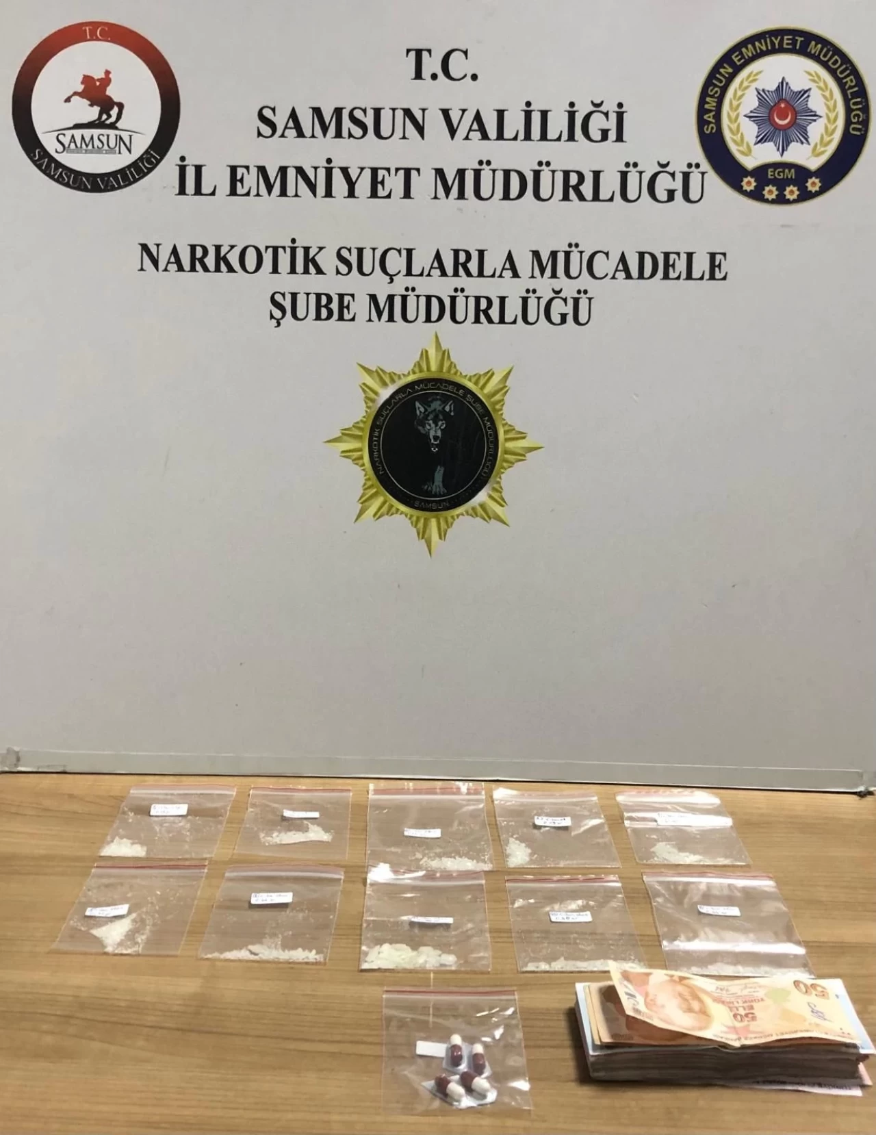 Samsun'da polis operasyonu: Uyuşturucu bulunduran 1 kişi gözaltında