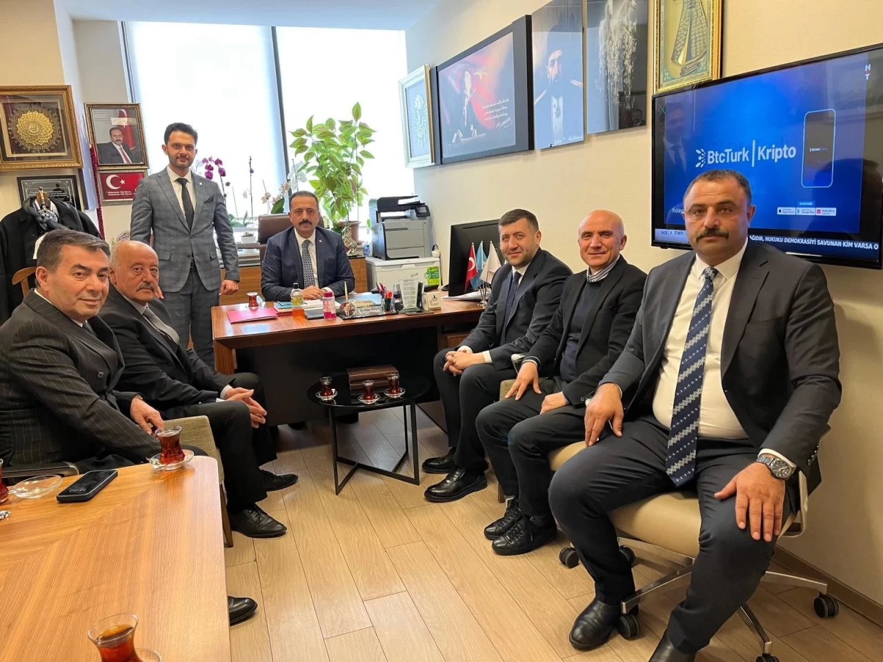 MHP'li Ersoy ile Başkan Metin Bünyan için harekete geçti!