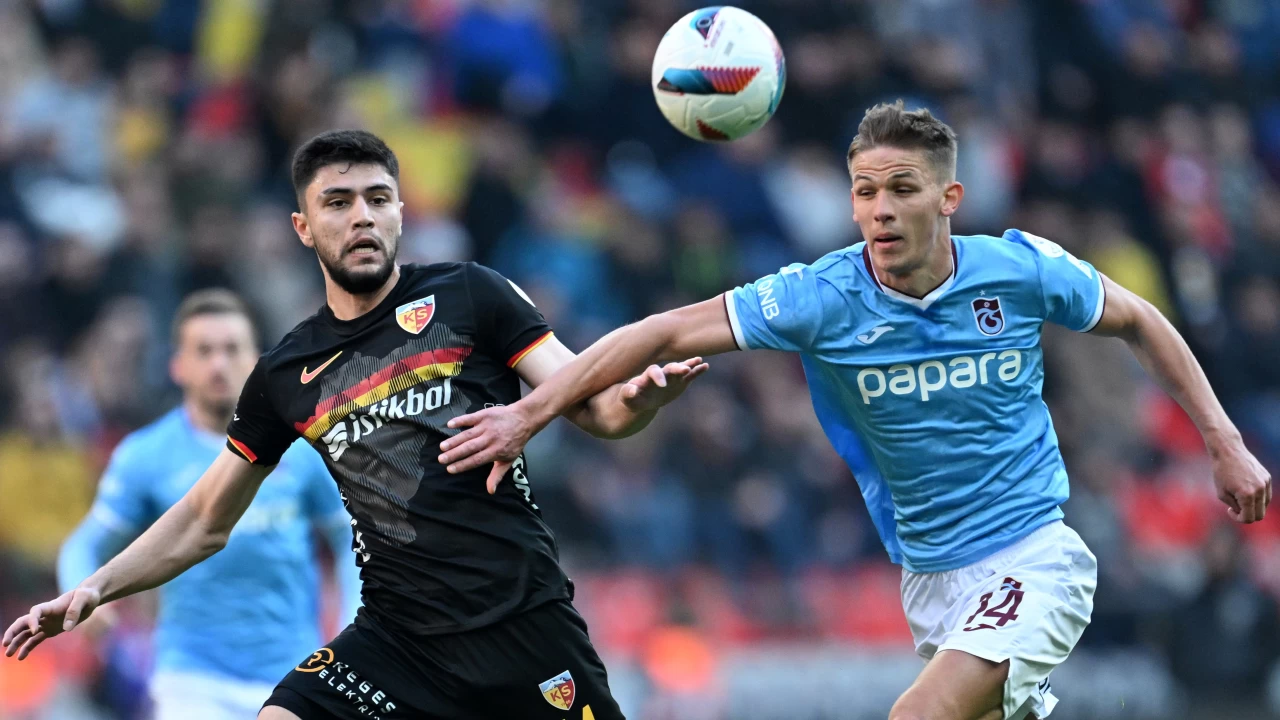 Süper Lig’de Trabzonspor, Kayserispor deplasmanından beraberlikle ayrıldı | Maç Sonucu Kayserispor 0 Trabzonspor 0