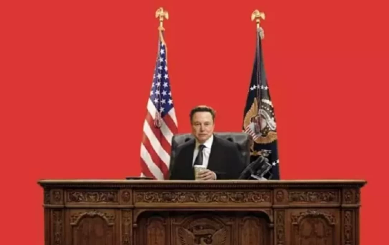 Time dergisi Elon Musk'ı başkanlık koltuğuna taşıdı
