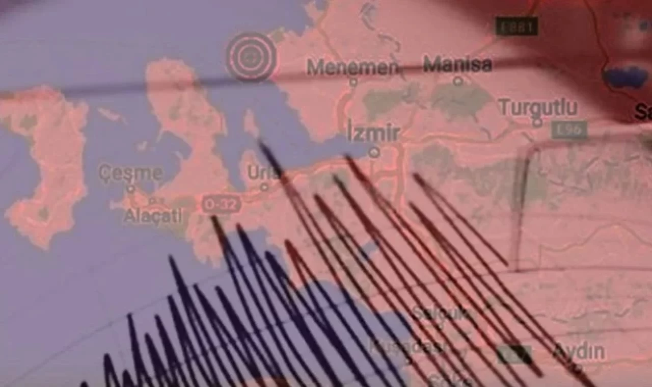 Ege Denizi'nde 4,5 büyüklüğünde deprem
