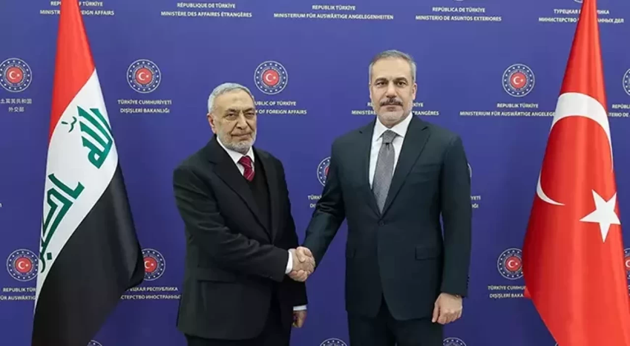 Dışişleri Bakanı Fidan, Irak Temsilciler Meclisi Başkanı Meşhedani ile görüştü