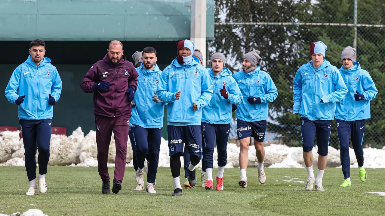 Trabzonspor, Türkiye Kupası’nda Çaykur Rizespor maçı hazırlıklarına başladı