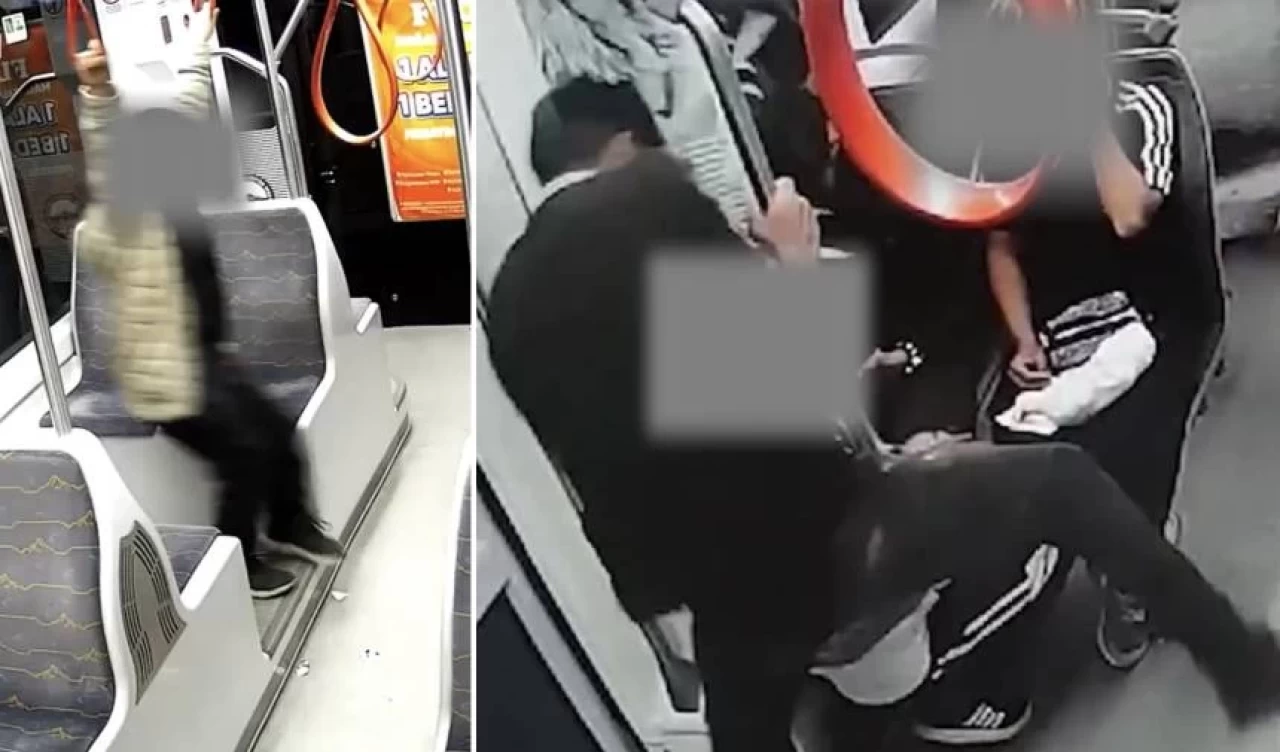 Kayseri’deki tramvay tutamaklarını kesen çocuklar yakalandı