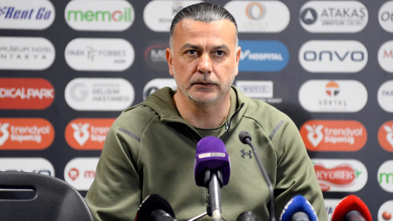 Teknik direktör Murat Şahin, Hatayspor'un Süper Lig’deki Antalyaspor maçı mağlubiyetini değerlendirdi